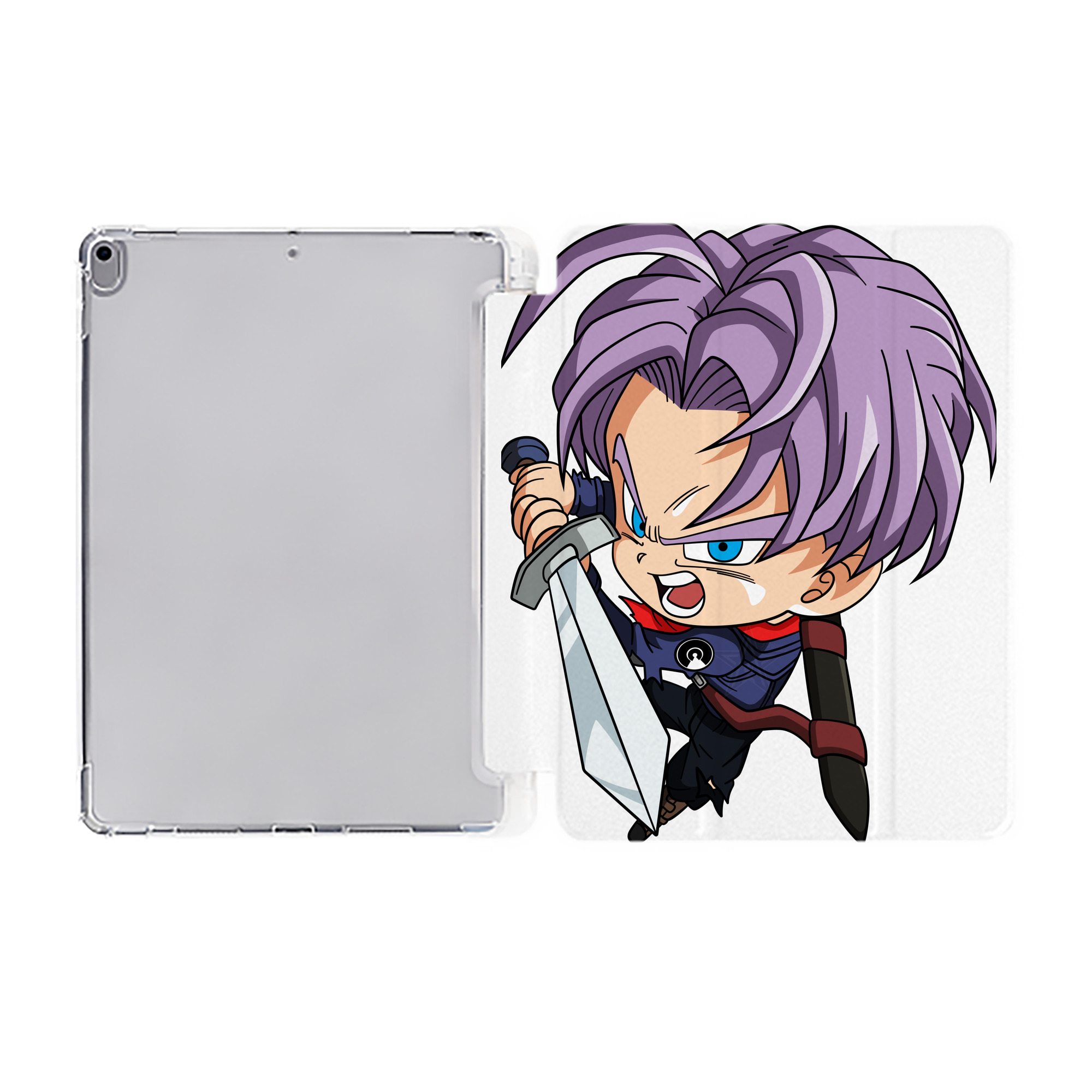 （画像用） ドラゴンボール DRAGON BALL IPad ケース ペン収納付き 三つ折りスタンド PUレザー×シリコン 対応機種9.5/10.5/10.9インチ